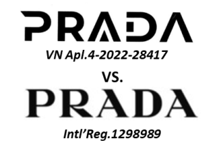 Đơn đăng ký nhãn hiệu “PRADA” bị phản đối